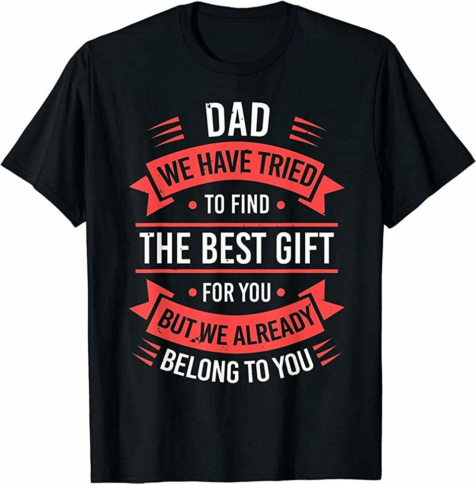 Discover T-shirt de Homem Presente Filha Filho Esposa para Daddy
