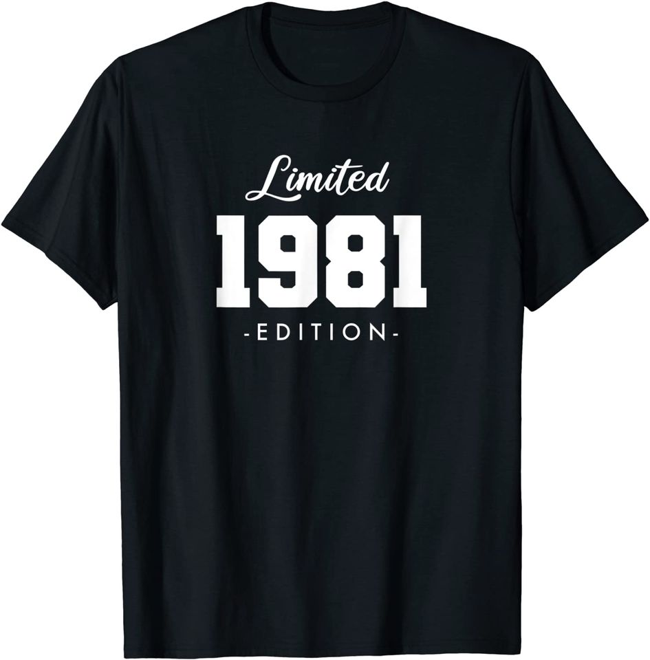 T-shirt Unissexo Edição Limitada 40 Aniversários