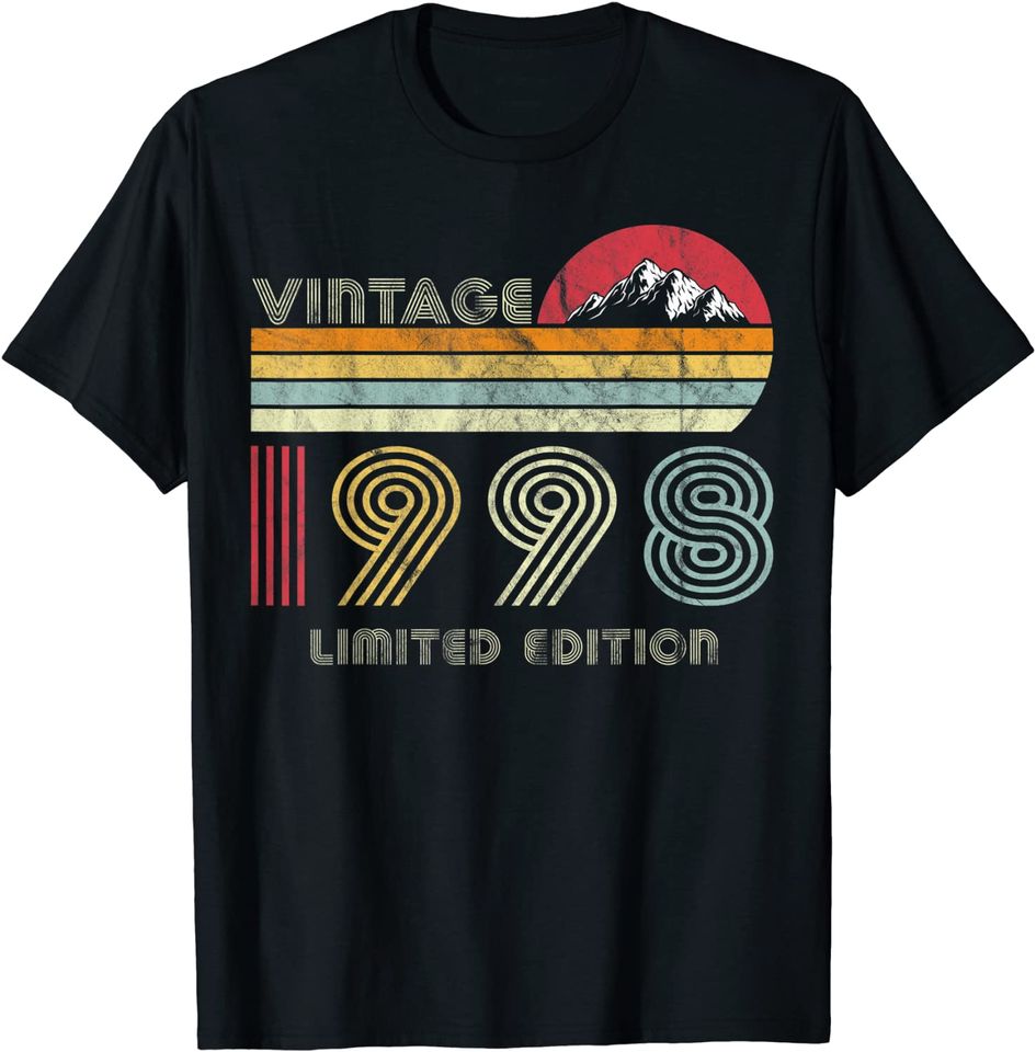 Discover T-shirt para Homem e Mulher Vintage 1998 Edição Limitada