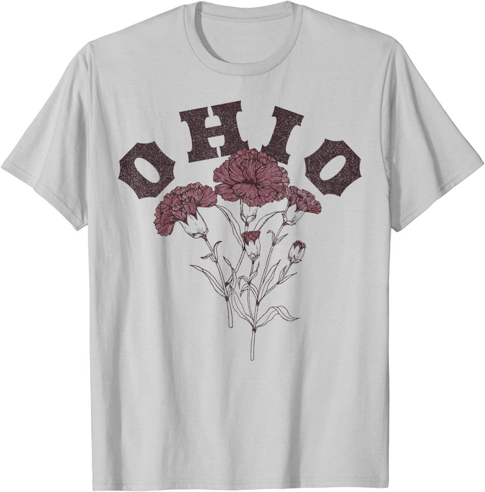 Discover T-shirt Unissexo Ohio Flores dos Cravos