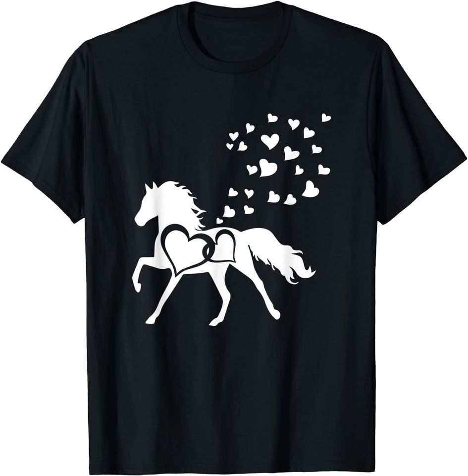 Discover T-shirt Unissexo com Amor de Cavalo