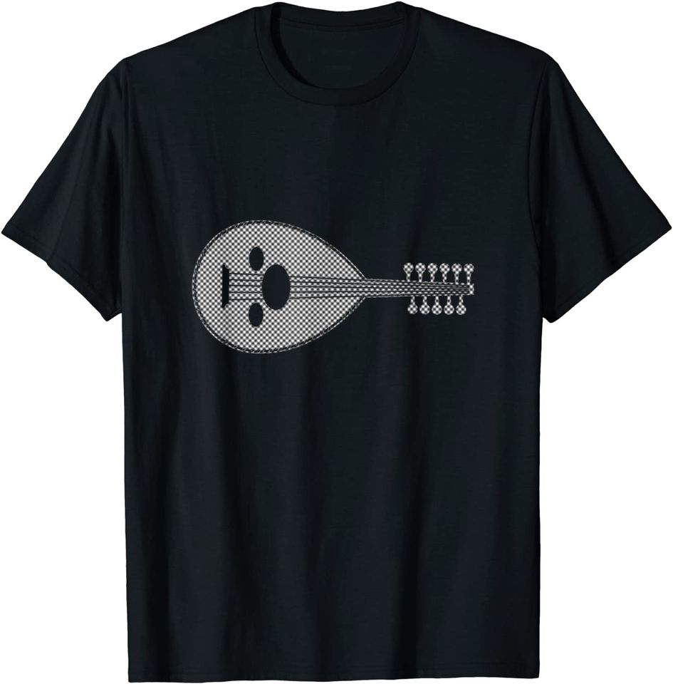 Discover T-shirt Unissexo com Estampa de Oud Instrumento Musical