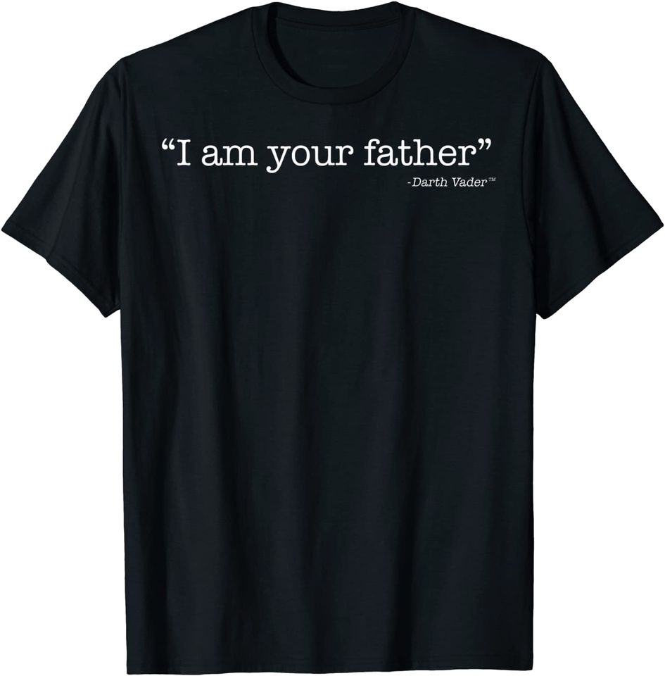 Discover T-shirt Unissexo Simples I Am Your Father