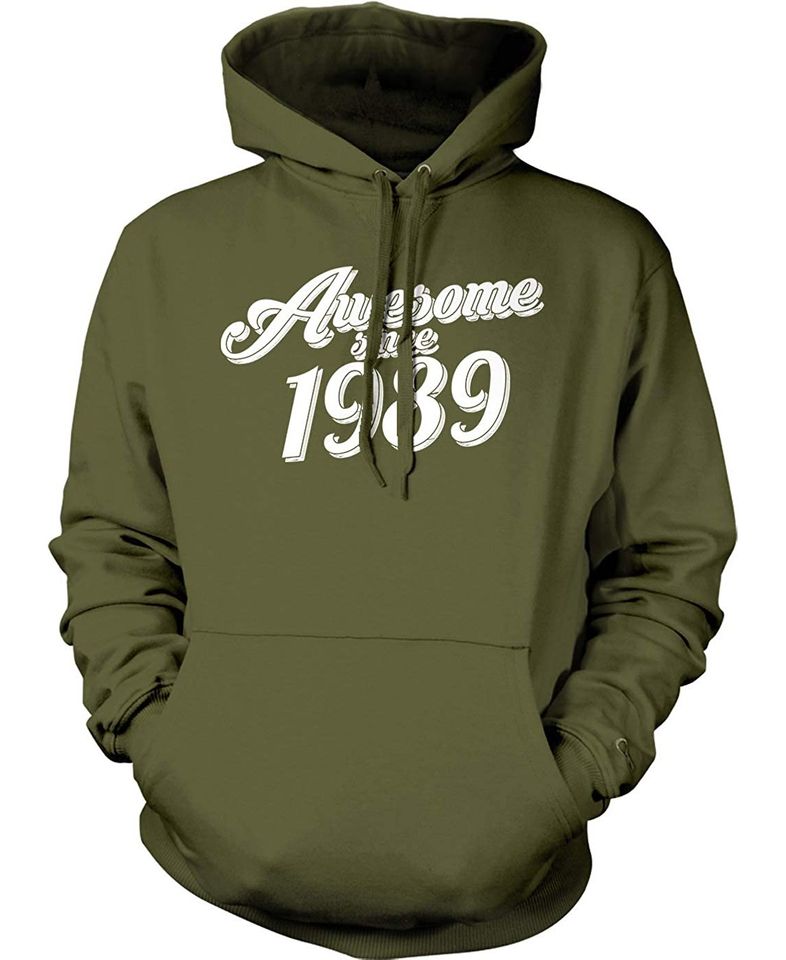 Discover Hoodie Unissexo Awesome Since 1989