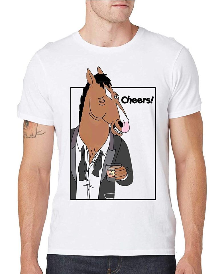 Discover T-shirt para Homem Bojack Horseman Cheers