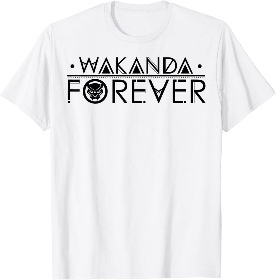 Discover T-shirt Unissexo de Manga Curta Wakanda Forever
