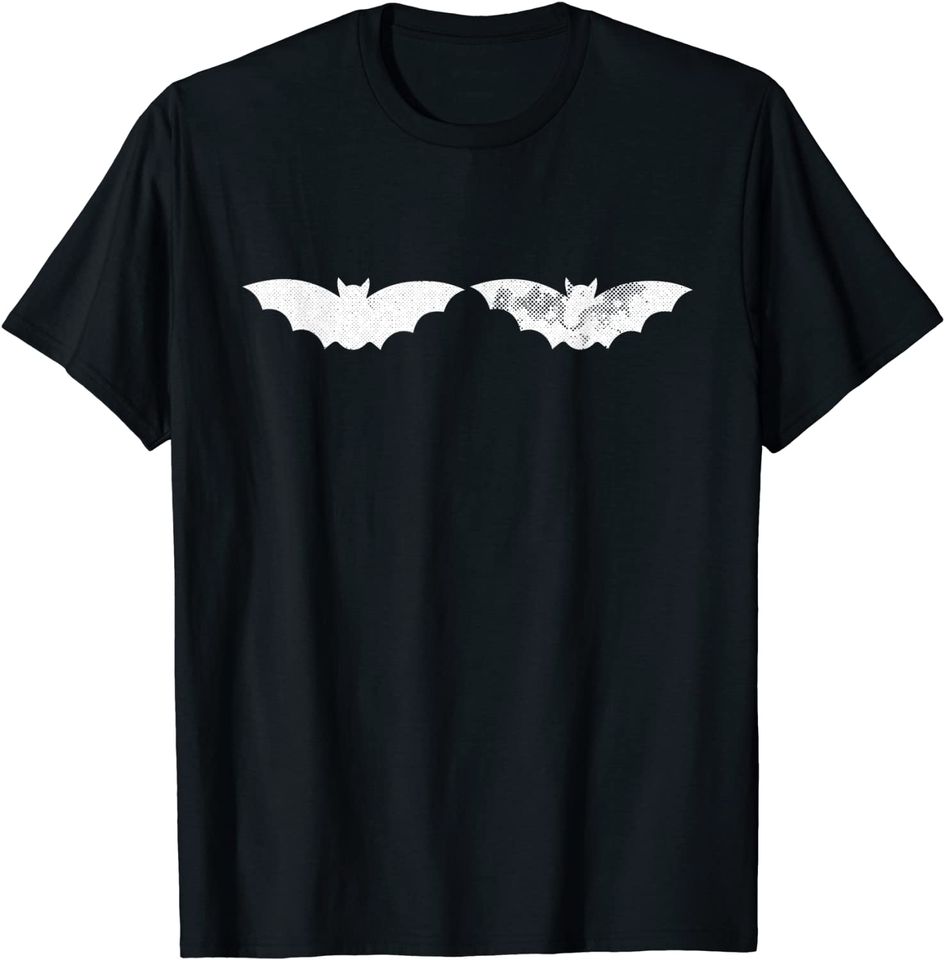 Discover T-shirt para Homem e Mulher com Morcegos