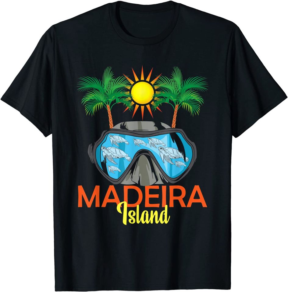 Discover T-shirt para Homem e Mulher Ilha de Madeira de Portugal