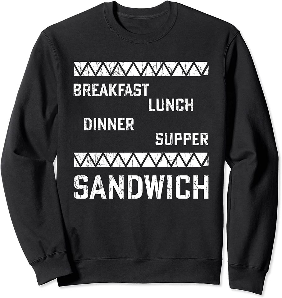 Discover Sweatshirt Unissexo Pequeno-Almoço com Sanduíche