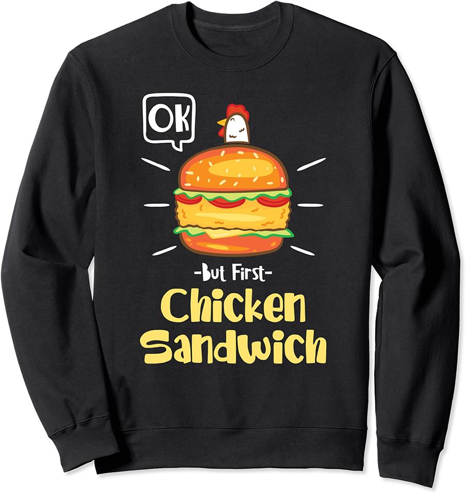 Discover Sweatshirt Unissexo Chicken Sandwich