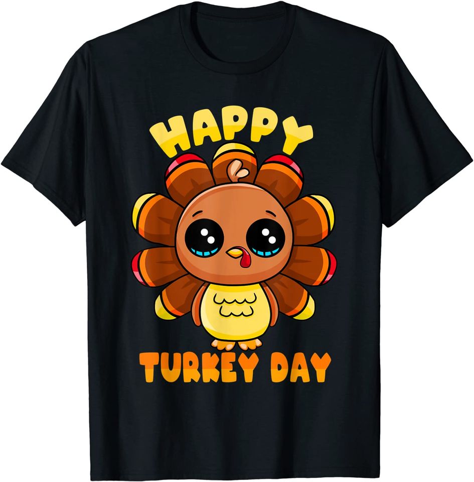 Discover Feliz Dia do Peru Dia de Ação de Graças Turquia | T-shirt Camisete Manga Curta para Homem e Mulher