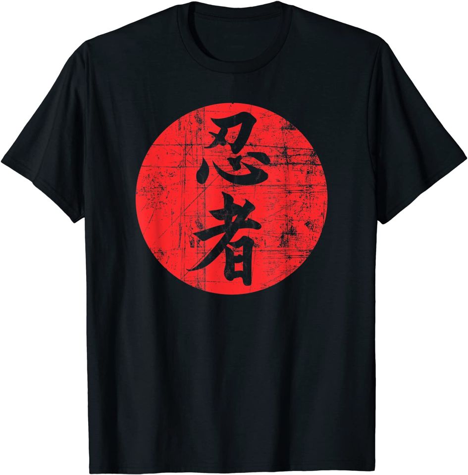 Discover Ninja en kanji japonês Unissex T-Shirt Ninja Camiseta Para Homem E Mulher