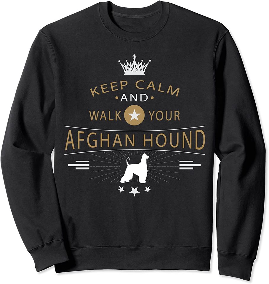 Discover Cachorro Galgo Afegão Suéter Sweatshirt