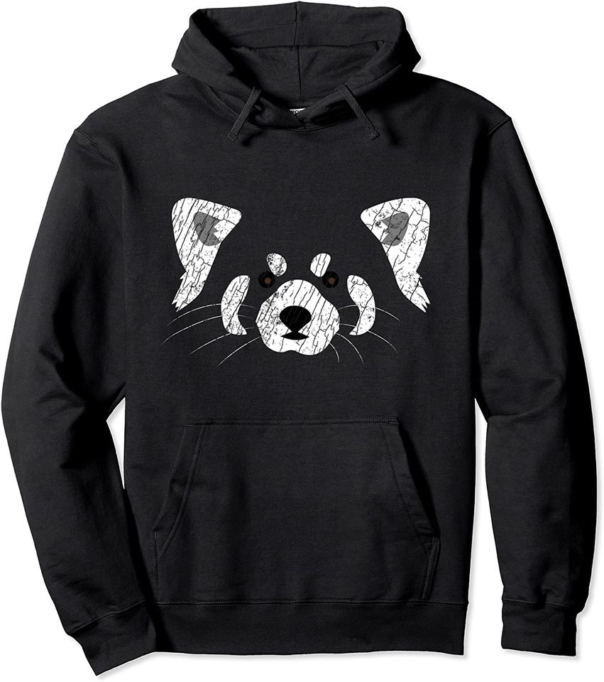Discover Hoodie Sweater Com Capuz De Desenho Animado De Panda Vermelho Fofo Pandas Engraçados Amante De Animais