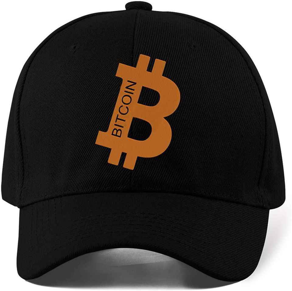Discover Bitcoin Logo Crypto Boné Bitcoin