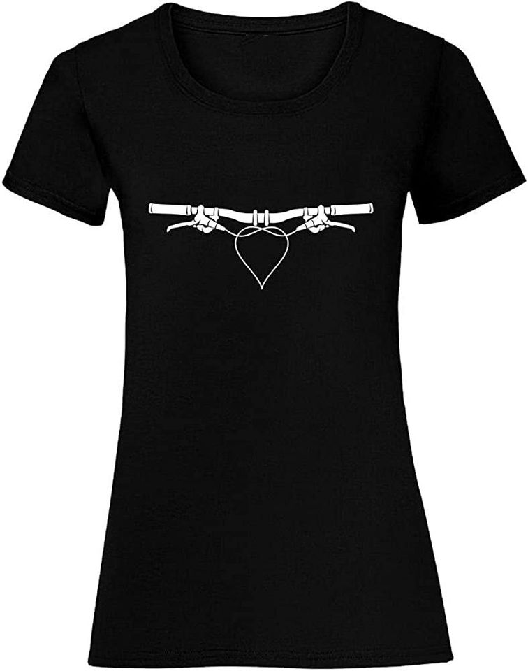 Discover T-shirt de Mulher para Guiador de Mountain Bike com Coração