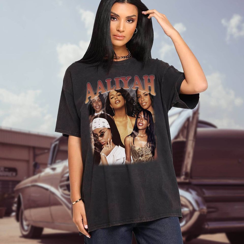 Discover Aaliyah Tshirt Aaliyah American Singer Shirt Aaliyah Vintage Shirt
