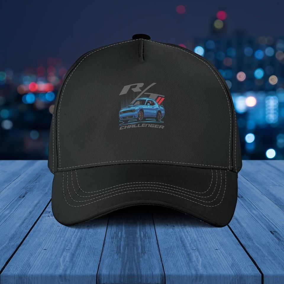 Blue Challenger R/T - Dodge Challenger Baseball Cap Designed