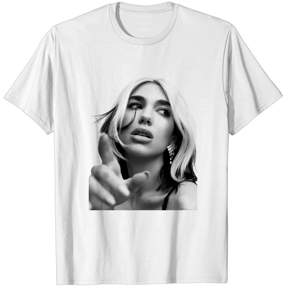 Dua Lipa T-Shirt, White Dua Lipa Vintage T-Shirt, Dua Lipa Top, Dua Lip ...