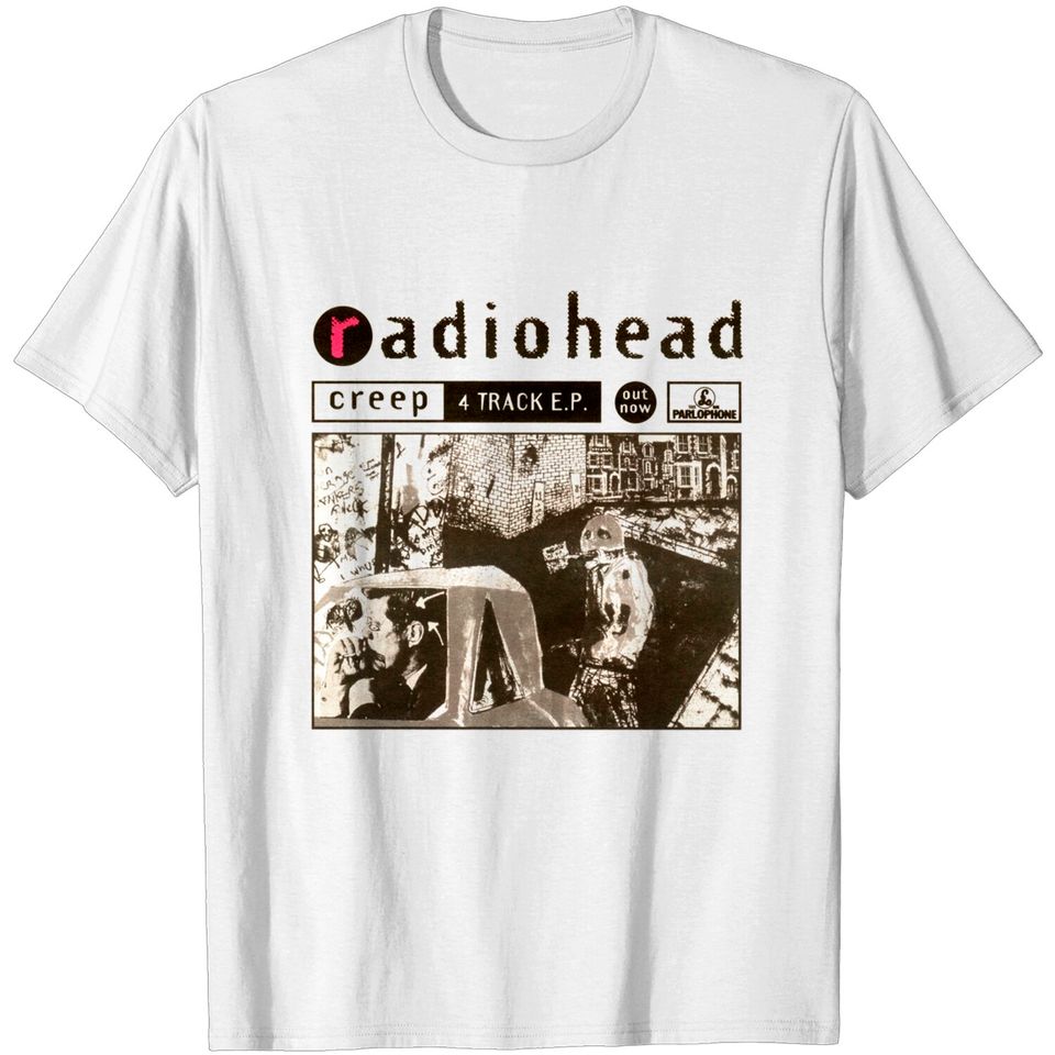 Vintage rare Radiohead T-shirt designed & sold by Printerval