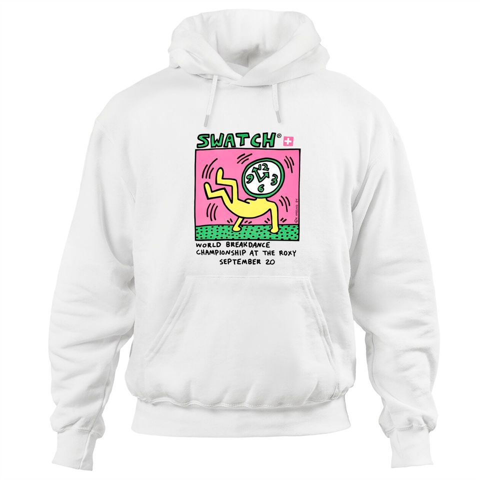 Keith Haring Swatch World Art Hoodies Designed & Sold By Liliana