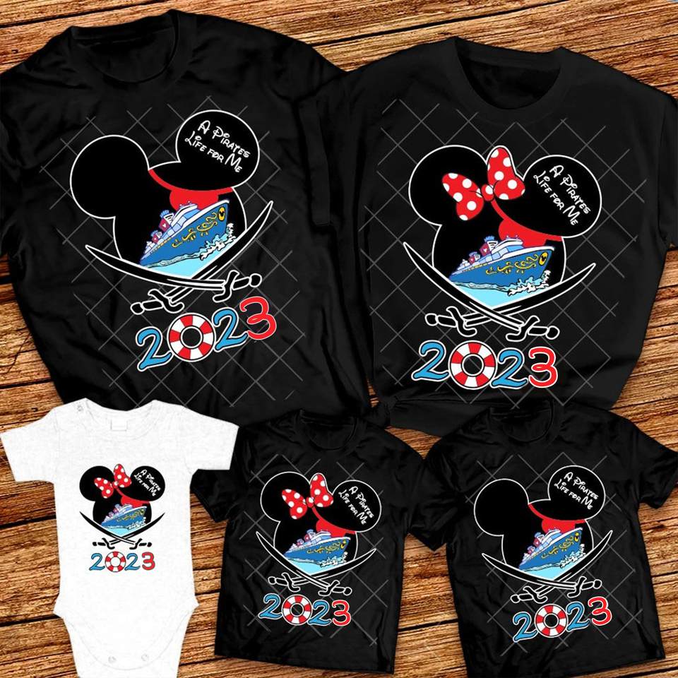 A Pirate's Life For Me Disney Cruise Family Shirts 2023, Pirates