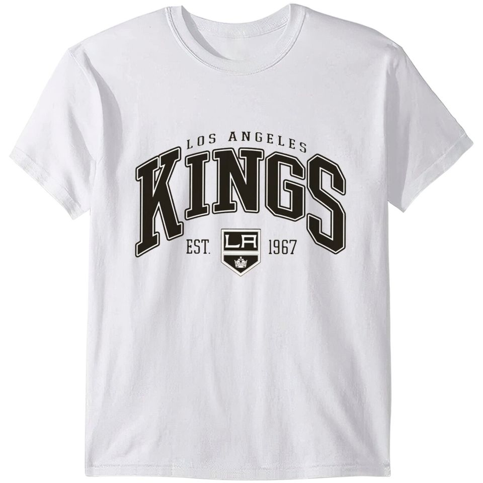 LA Kings Varsity Crewneck Sweatshirt  Vintage Kings Shirt, Los Angeles  Kings Sweater, LA Kings Hockey Pullover, Retro Los Angeles Hockey T  Designed & Sold By Tring Tee