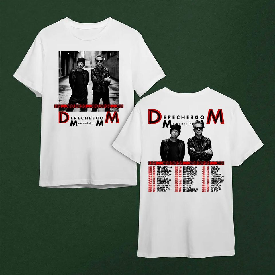 Depeche Mode Europe Memento Mori Tour 2023 T-Shirt