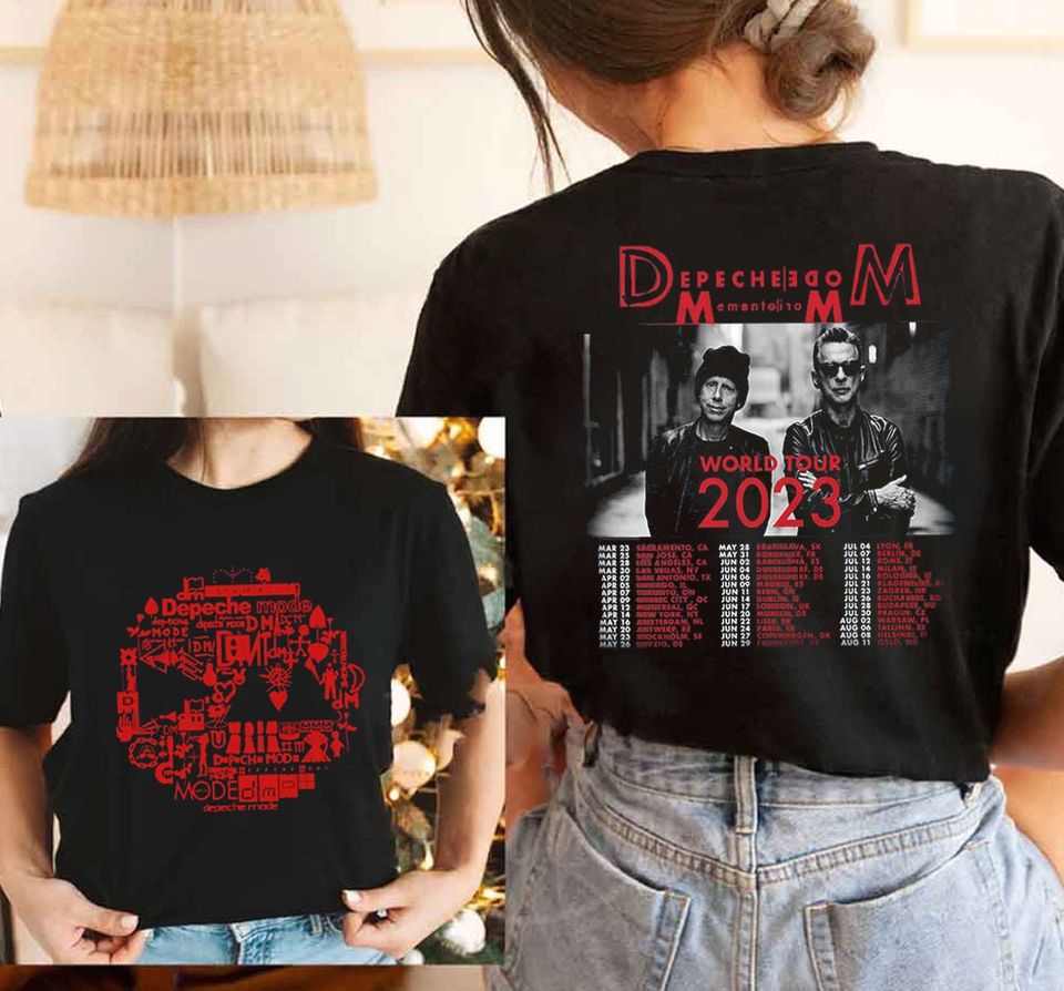 Depeche Mode Memento Mori 2023 World Tour T-Shirt - Mazeshirt