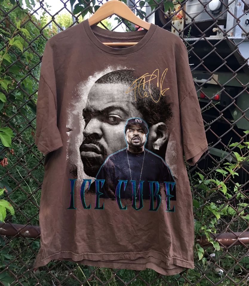 Retro 90s Ice Cube Rapper Tee, Vintage Ice Cube Shirt, Vintage Hip Hop Tee,  Vintage Bootleg Inspired Tee. designed & sold by Printerval