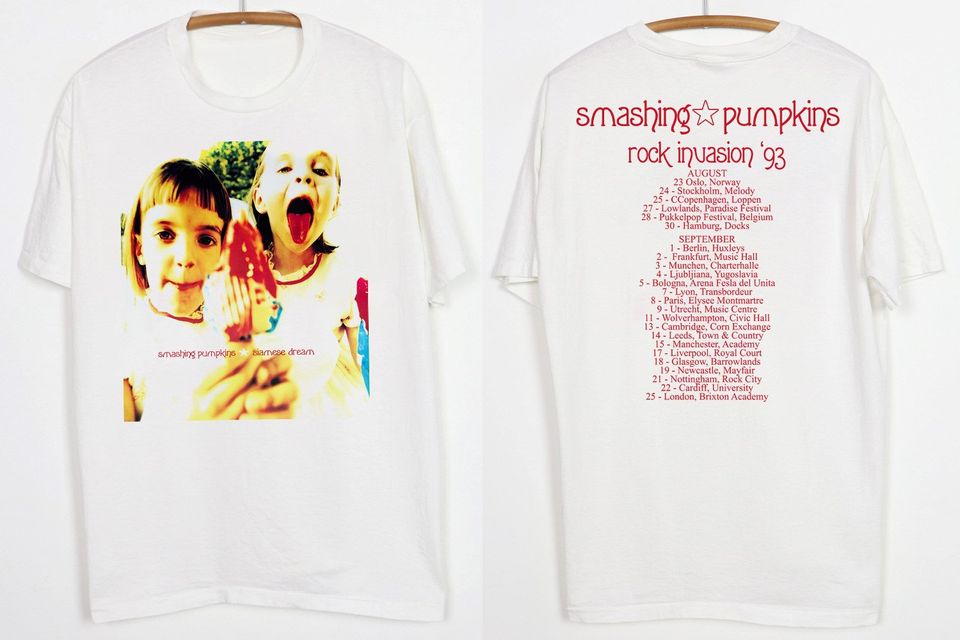 Smashing Pumpkins Siamese Dream Tour 1993 T-Shirt sold by Printerval | SKU  {product_id} | Printerval