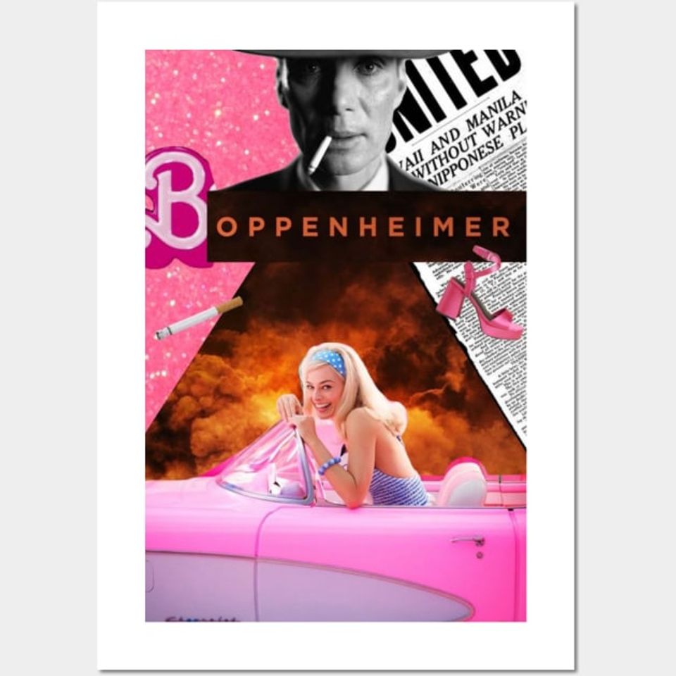 Barbie X Oppenheimer - Barbie Oppenheimer - Posters And Art Prints ...