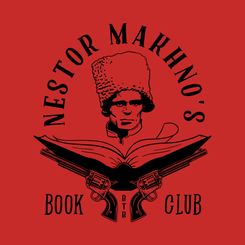 behindthebastards Nestor Makhno's Book Club - Black Version T-Shirt