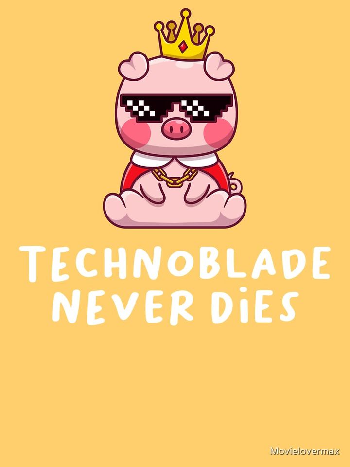 Technoblade Never Dies Tribute To Techno Design Unisex T-Shirt