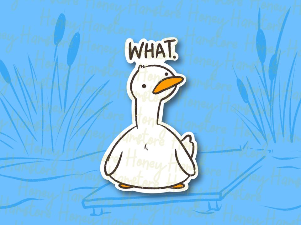 cartoon duck face meme
