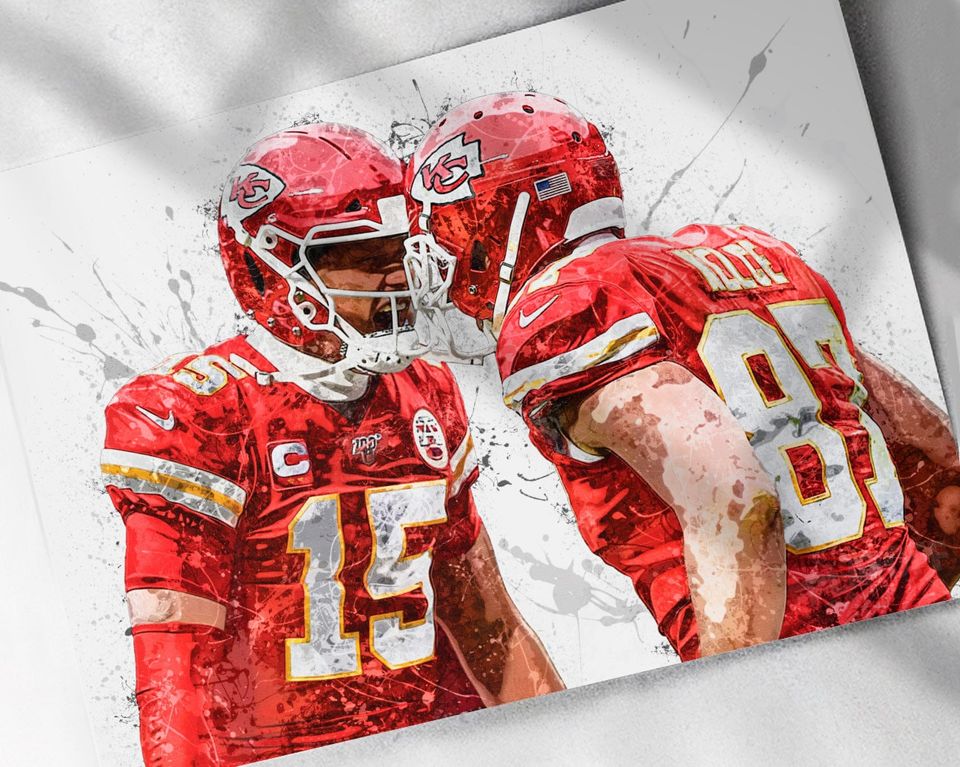 Travis Kelce - Took the art right off the wall