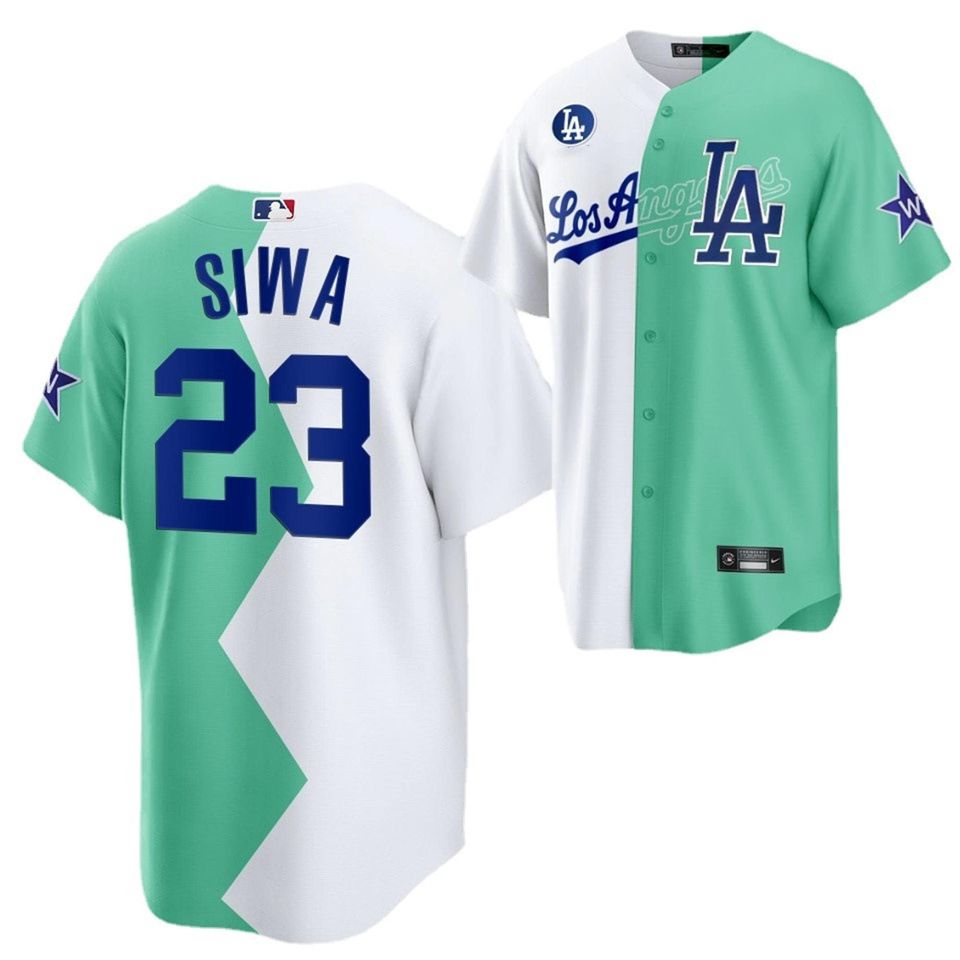 Disneyland blue Dodgers Style Jersey 