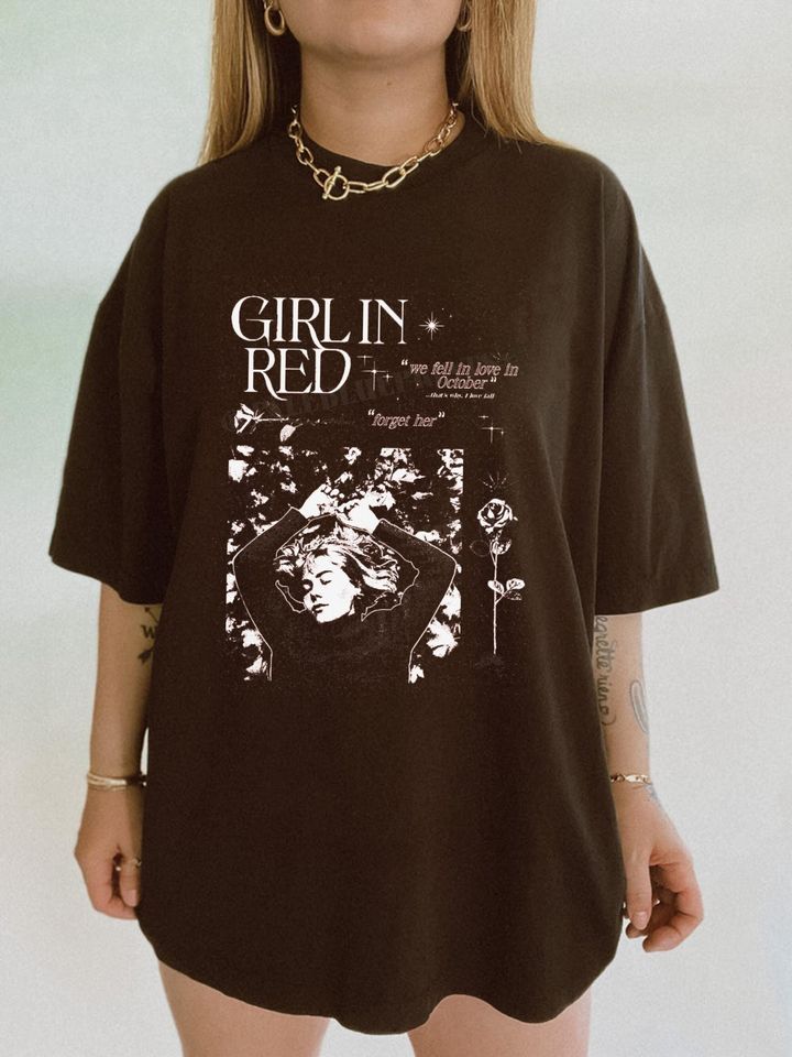 Girl In Red Aesthetic Unisex TShirt, Girl In Red UK 2022 Tour Vintage