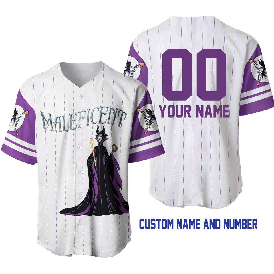 Donald Duck Blue White Disney Cartoon Baseball Jersey, Personalize Name  Baseball Jersey designed & sold by Printerval