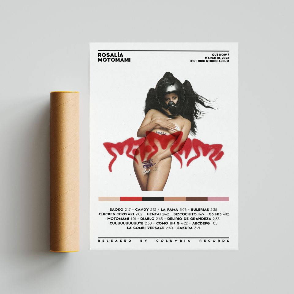  DAXXIN Rosalía Posters Motomami Album Music Cover