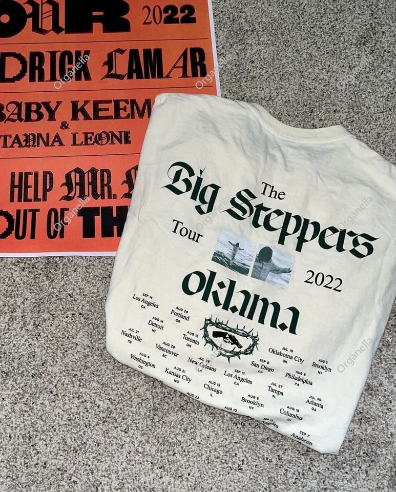 Mr Morale and the Big Steppers Inspired Tour Merch Orange 