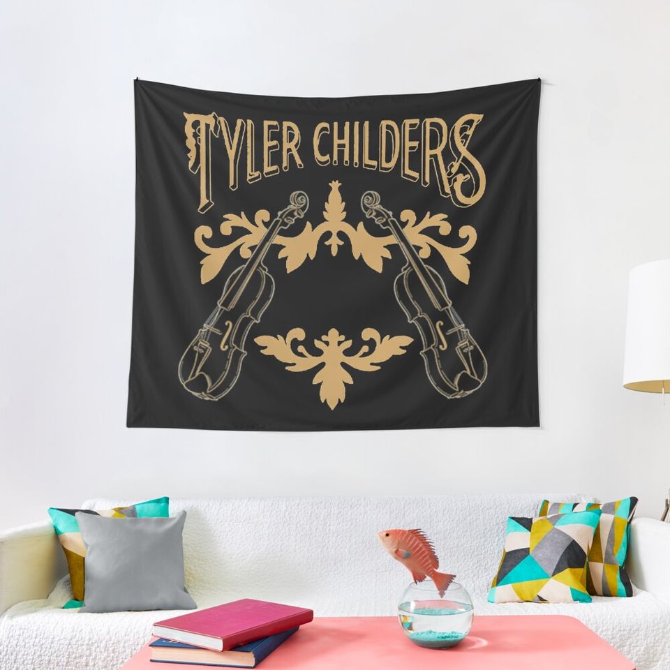 Tyler Childers Tapestry Designed & Sold By Belva Clone