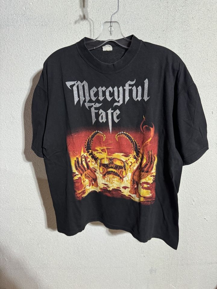 KING DIAMOND MERCYFUL FATE SIZE L KD LOGO NOTHING PRINTED BACK