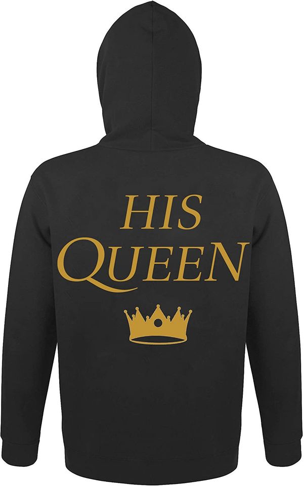 Discover Hoodies de Casal The King His Queen Dia dos Namorados