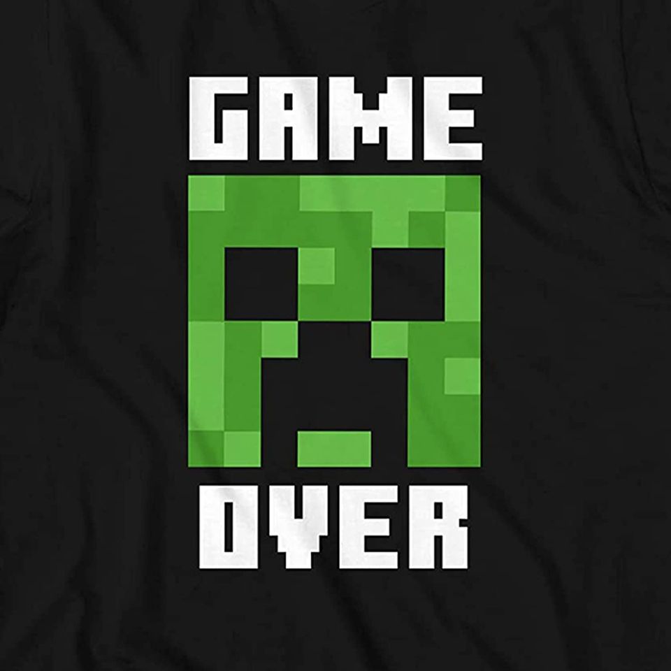 Discover Trepadeira Minecraft Game Over | T-shirt Unissexo