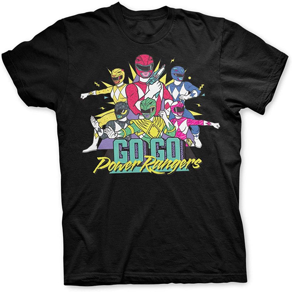 T-shirt Camiseta Unissexo Power Rangers Mighty Morphin